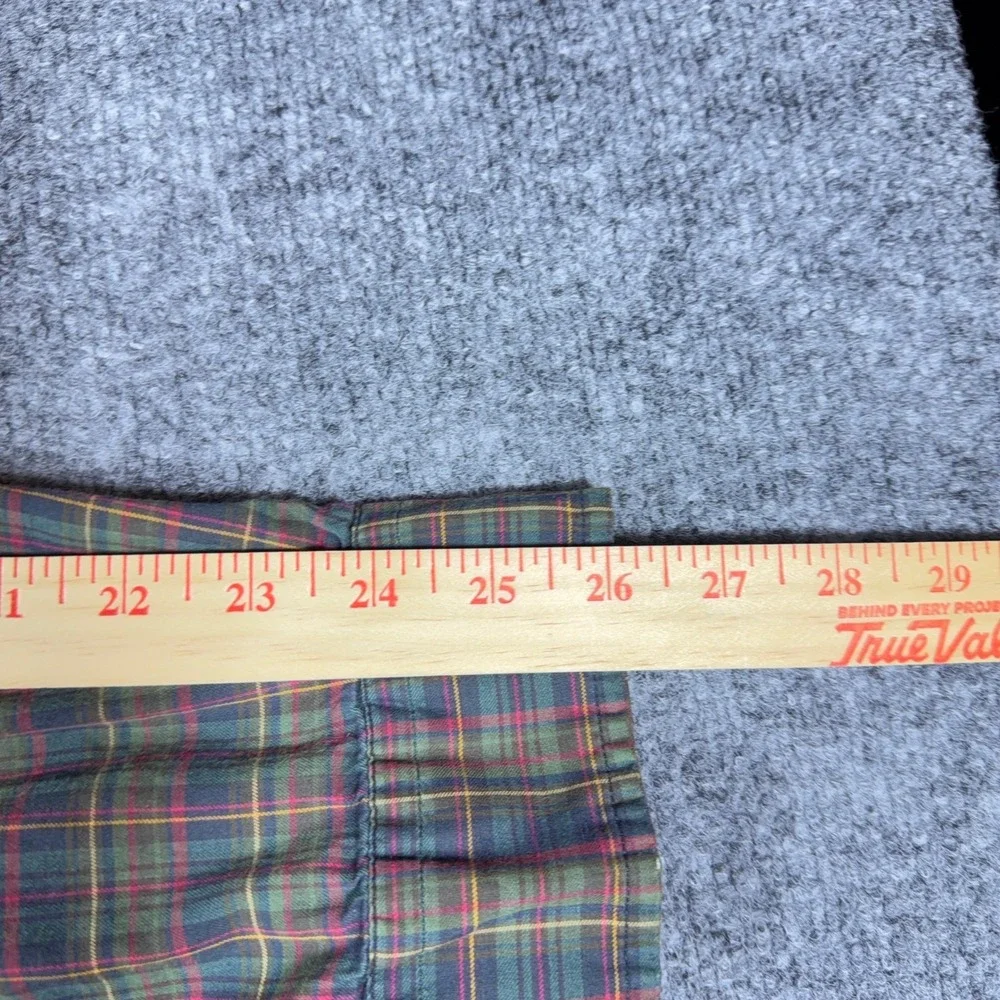 Polo Ralph Lauren Mens Green Plaid Button Down Shirt Cotton Long Sleeve XL